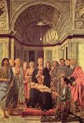 Piero della Francesca The Brera Madonna painting